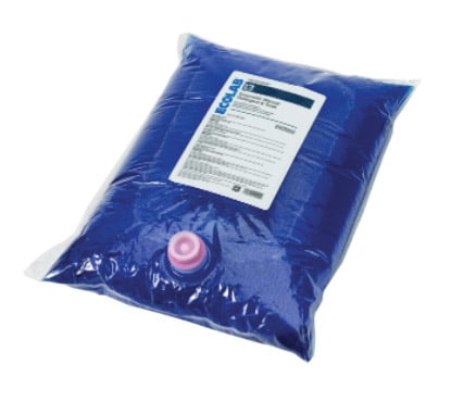 a bag of Ecolab TRUPOWER™ Enzymatic Manual Detergent & Soak cleaner